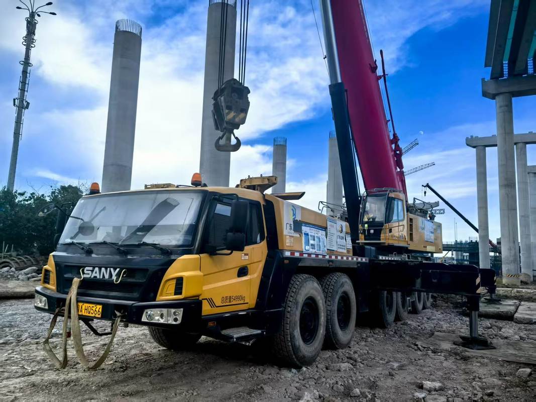 2022 Sany Used SAC3500 Crane With A 93-Meter Main Boom, A 36-Meter Jib ...