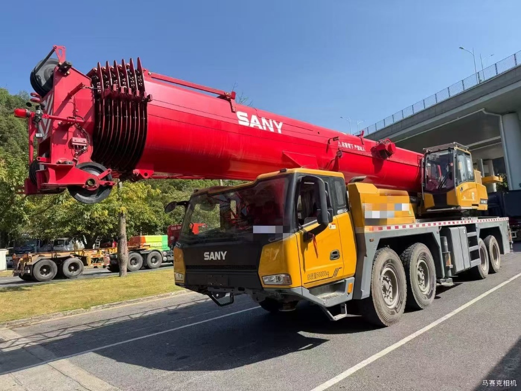 50 Tons Operating Weight SANY Truck Crane 78m Tower Boom 17.5m ...