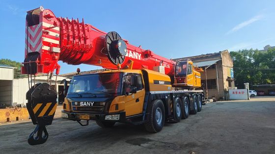 China SANY SAC180T 180 Ton Crane 2 Mercedes Benz Engine Main Arm 62m Secondary Arm 43m