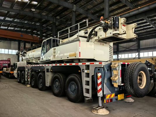 AC250-1 Demag รถบรรทุกเครน 96t ไฮดรอลิก Offset รถบรรทุกภาระหนัก