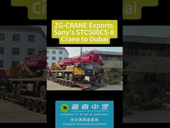 Sany STC500C5-8 Mobile Crane 46M Main Boom and 11 Ton Counterweight for Heavy Lifting