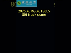 Cranes de caminhões usados 2019 XCMG XCT80L6 Cranes de 80 t